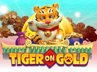 Tiger on gold